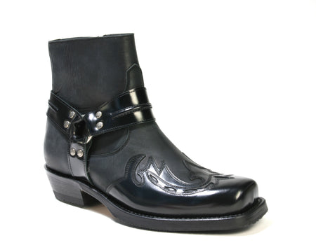 2663 MAYURA Boots Flor. Negro Crazy Horse Negro