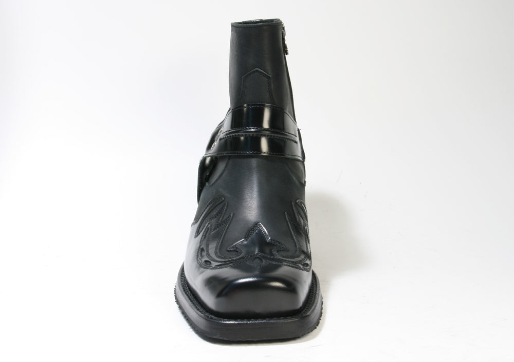 2663 MAYURA Boots Flor. Negro Crazy Horse Negro