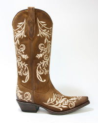 2669 Mayura Cowboystiefel Afelpado Tabaco