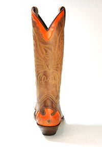 2720 ​​Sendra Boots Cowboy boots Flota Miele Orange