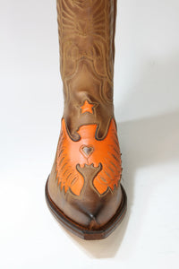 2720 ​​Sendra Boots Cowboy boots Flota Miele Orange