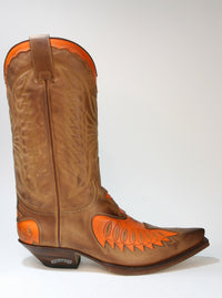 2720 ​​Sendra Boots Cowboy boots Flota Miele Orange