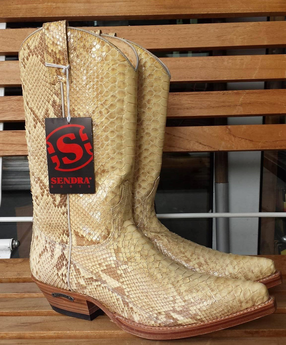 2966 Sendra cowboy boots Pico Python Natural beige