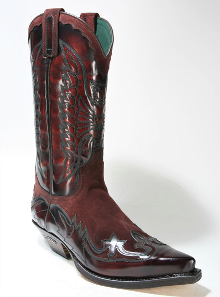 3156 Sendra Boots Cowboystiefel Flor. Fuchsia Serr. Kaleido