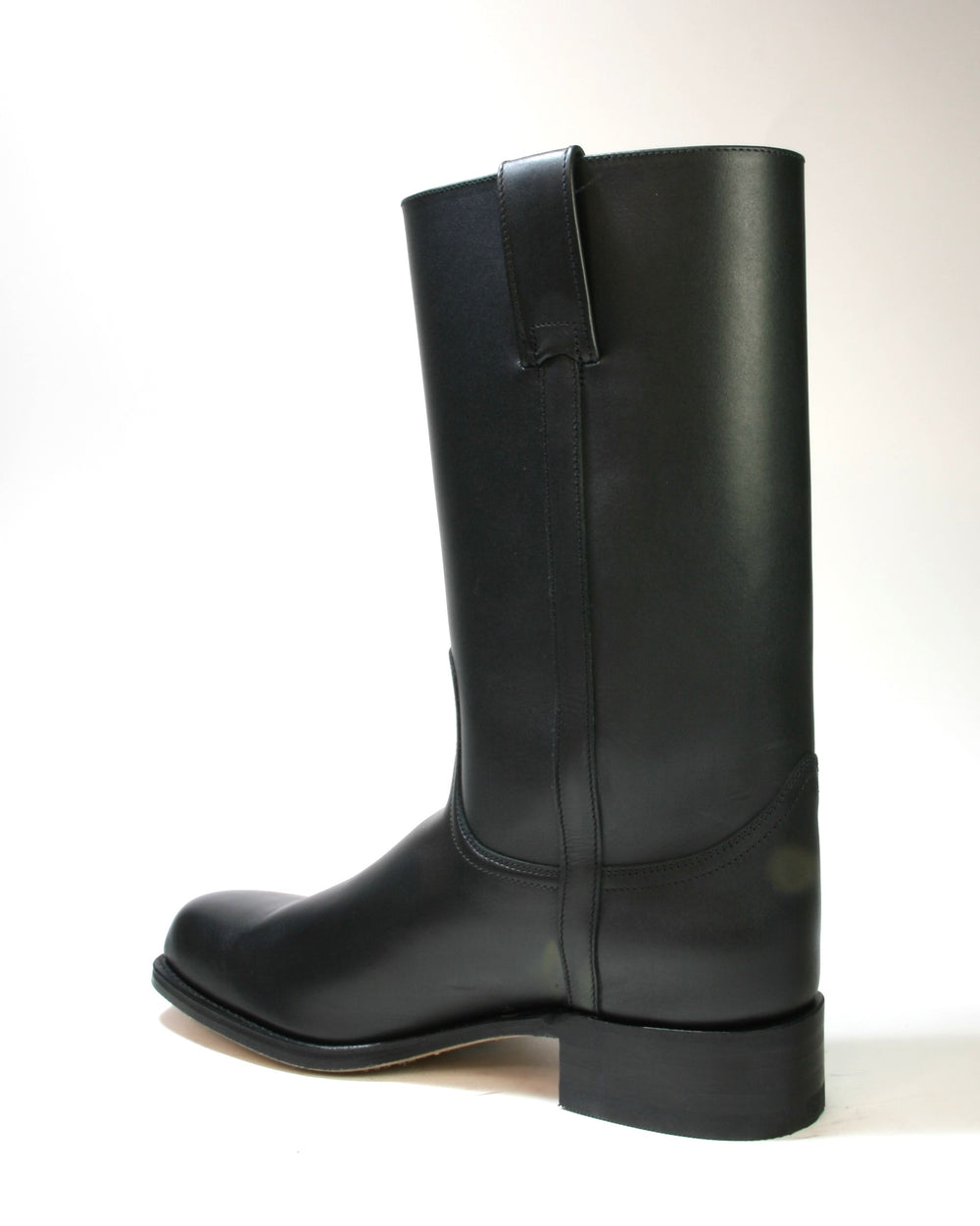 Bikerboots schwarz Innenansicht