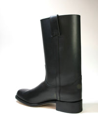 Bikerboots schwarz Innenansicht