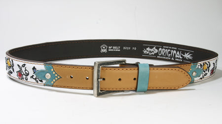 3209 Original Belts Interchangeable Belt Marron Blanco
