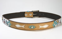 3209 Original Belts Interchangeable Belt Marron Blanco