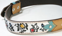 3209 Original Belts Interchangeable Belt Marron Blanco