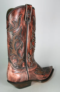 3221 Rancho Cowboystiefel Antic Salmon