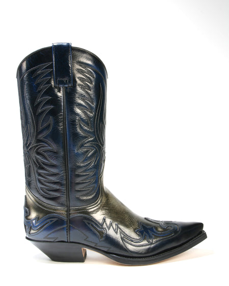 3241 Sendra Cowboystiefel Denver Azul Hueso Dirty