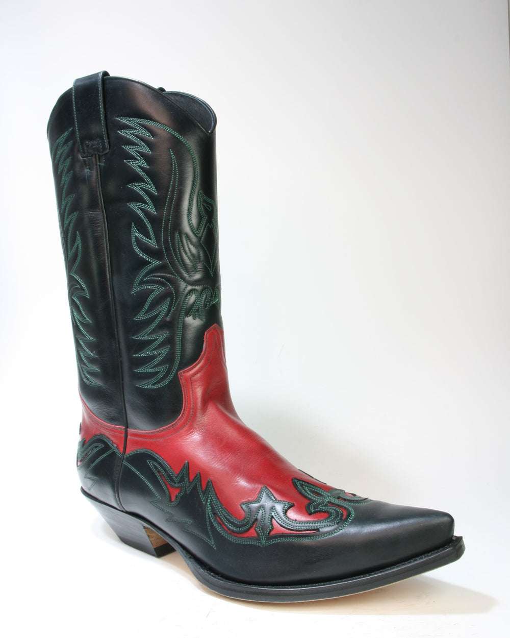 3241 Sendra Cowboystiefel IBIZA Ciclon Negro Ciclon Rojo