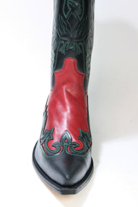 3241 Sendra Cowboystiefel IBIZA Ciclon Negro Ciclon Rojo