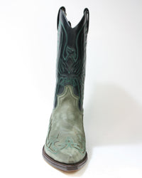 3241 Sendra Cowboystiefel Flota Military Flor. Verde
