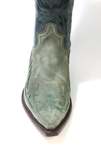 3241 Sendra Cowboystiefel Flota Military Flor. Verde