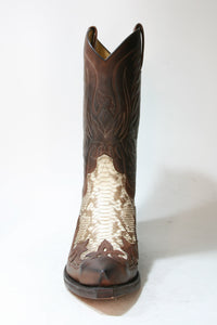3241 Sendra cowboy boots brown Python Natural