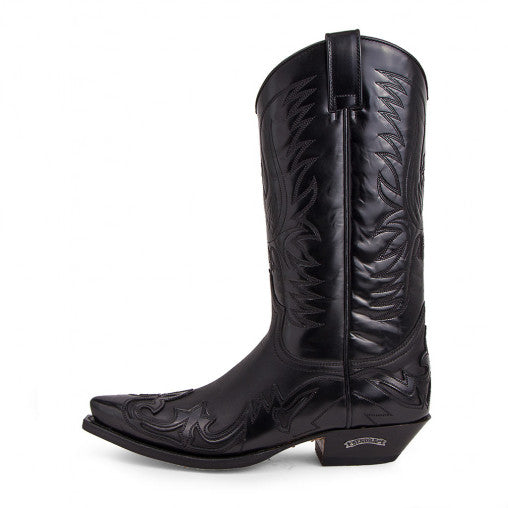 3241 Sendra Cowboystiefel WEST Flor. Negro Spr. Negro