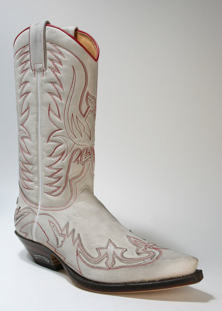 3241 Flota Off White SENDRA Cowboystiefel