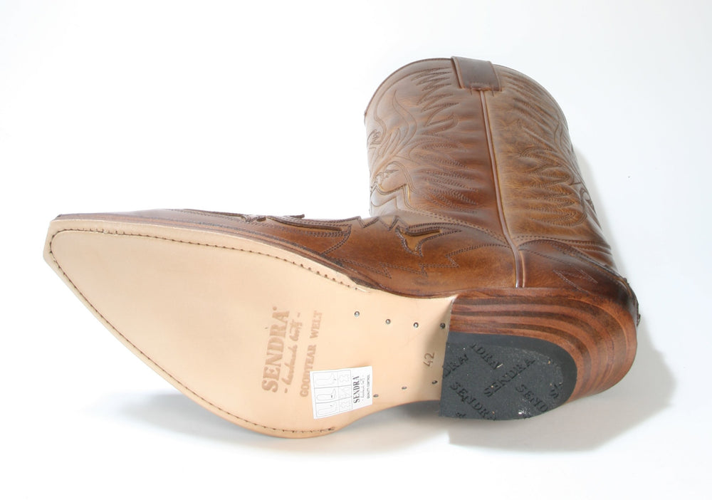 3241 Sendra Boots Cowboy boots Evolution Tang Usado Marron