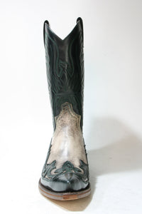 3241 Sendra Cowboystiefel Flora Verde Botella Denver Canela