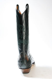 3241 Sendra Cowboystiefel Flora Verde Botella Denver Canela dark