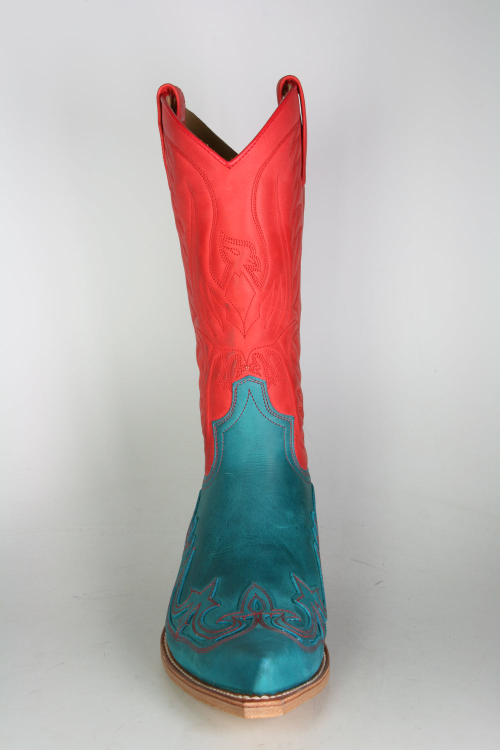 3241 Sendra cowboy boots Floter Turquesa Rojo
