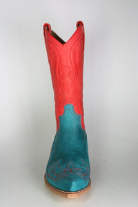3241 Sendra cowboy boots Floter Turquesa Rojo