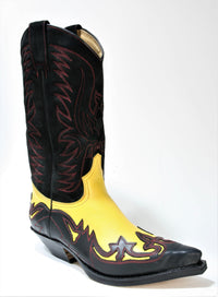 3241 Sendra Cowboystiefel Spr. Negro Rocio Sol