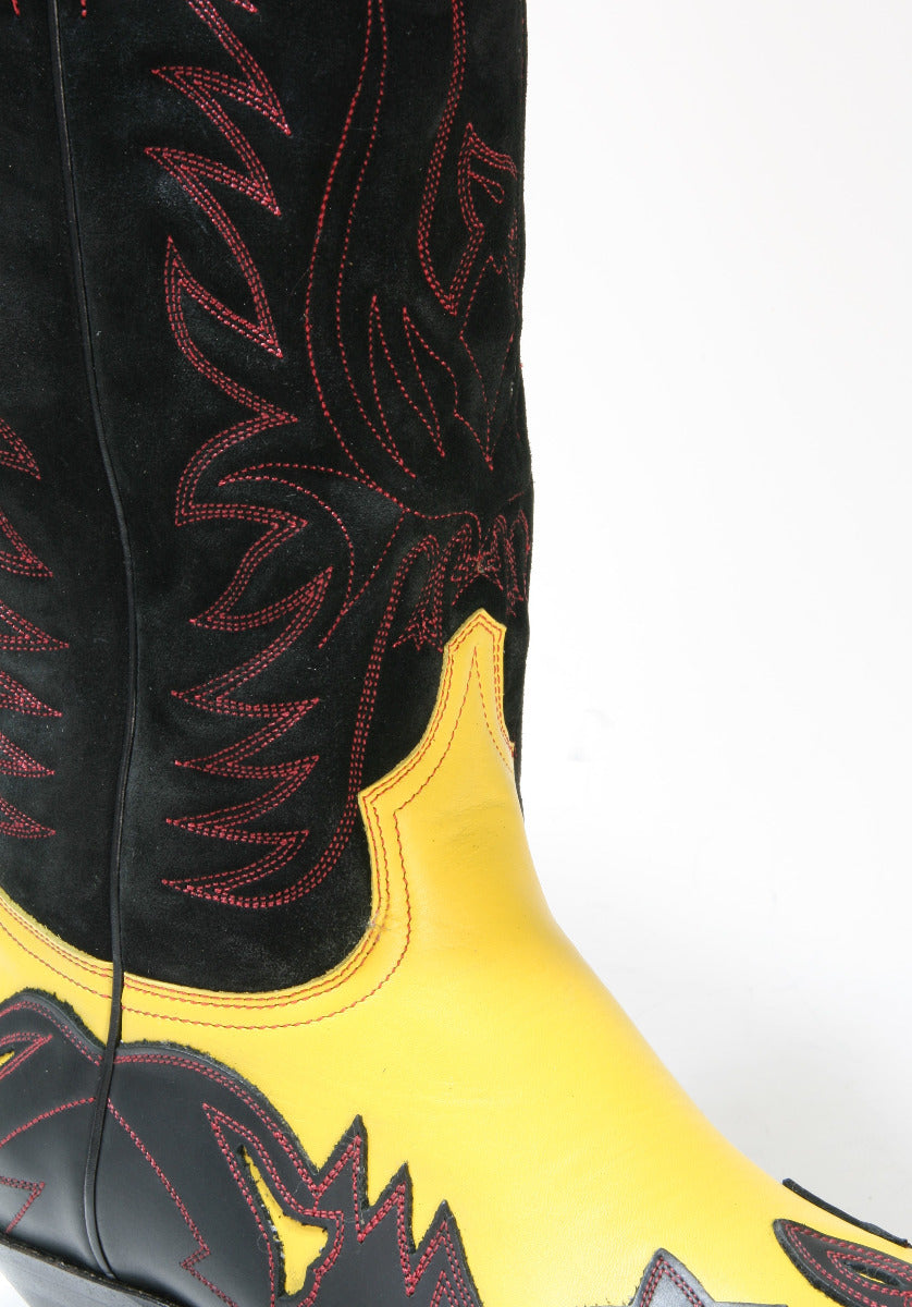 3241 Sendra Cowboystiefel Spr. Negro Rocio Sol