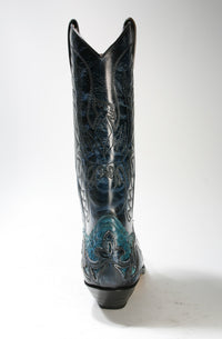 3241 Sendra Boots Denver Azul Python Fantasia Turquesa