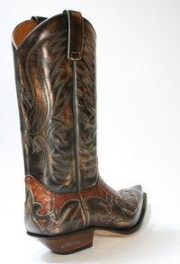 3241 Sendra Cowboy Boots Denver Canela Python Barr Savoy