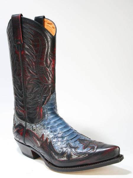 3241 Sendra Boots Hurr. Rojo Piton Fantasia Moon