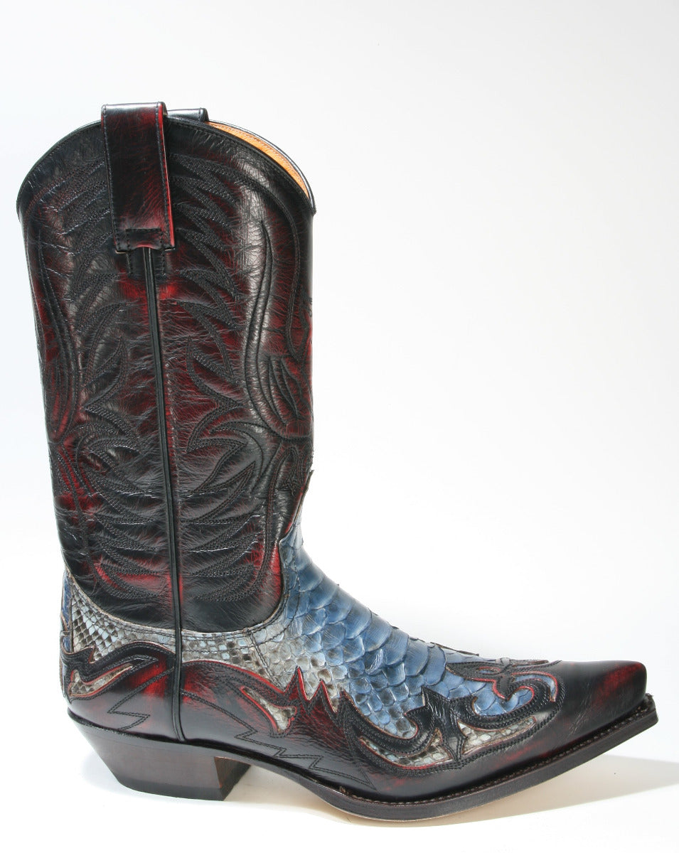 3241 Sendra Boots Hurr. Rojo Piton Fantasia Moon