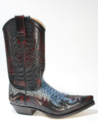 3241 Sendra Boots Hurr. Rojo Piton Fantasia Moon