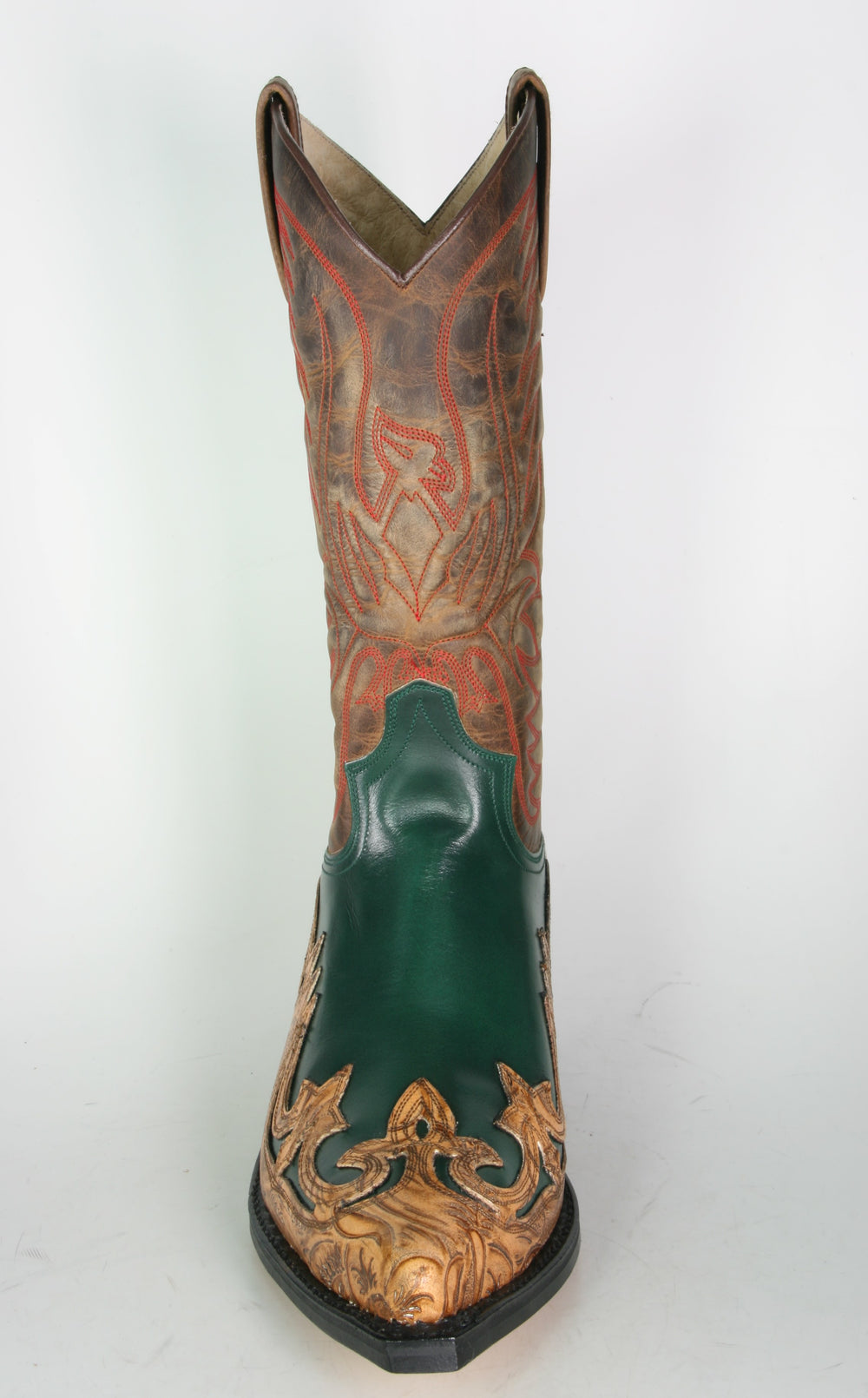3241 Cowboystiefel Sendra Quiecia Blondy Flora Verde