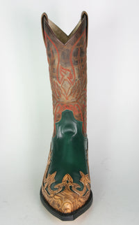 3241 Cowboystiefel Sendra Quiecia Blondy Flora Verde