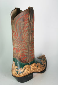 3241 Cowboystiefel Sendra Quiecia Blondy Flora Verde