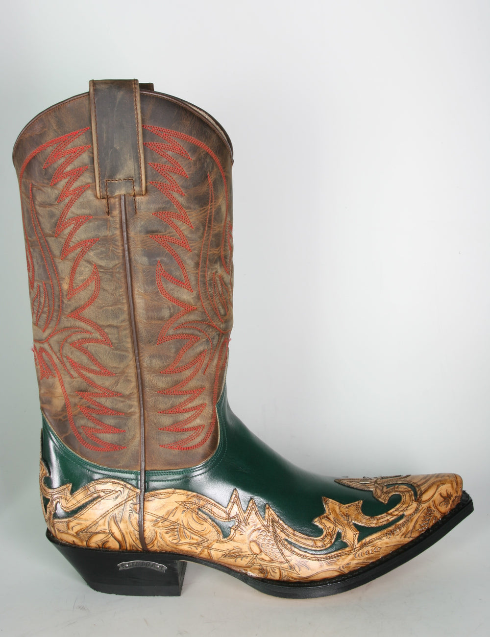 3241 Cowboystiefel Sendra Quiecia Blondy Flora Verde