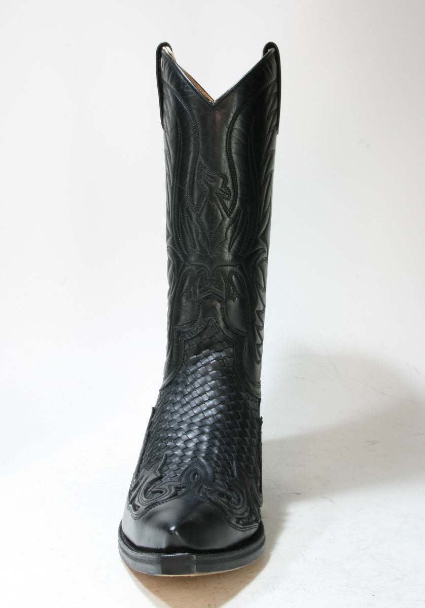 3241 Sendra Cowboystiefel Trenzado IBIZA schwarz