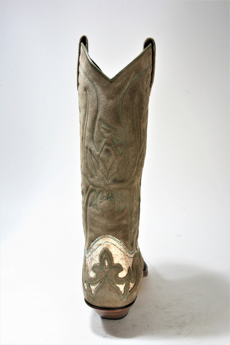 3241 Sendra cowboy boots Old Martens Corda Python Natural