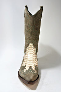 3241 Sendra cowboy boots Old Martens Corda Python Natural