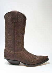 3241 Sendra Cowboystiefel Trenzado braun