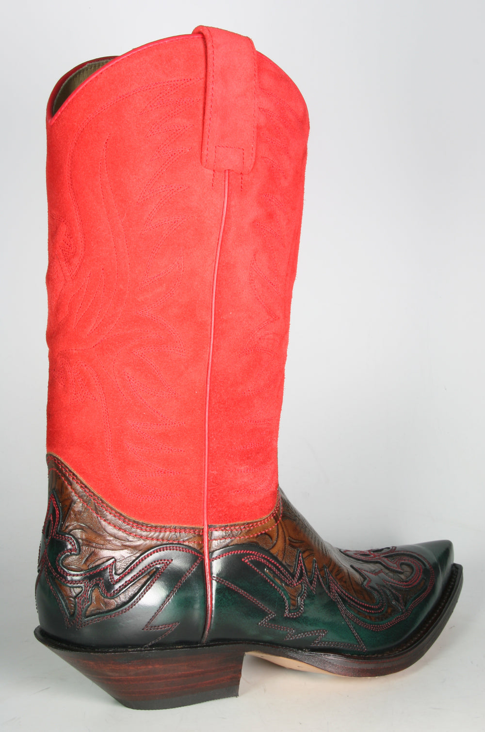 3241 Cowboystiefel Sendra Flora Verde Botella Quersia
