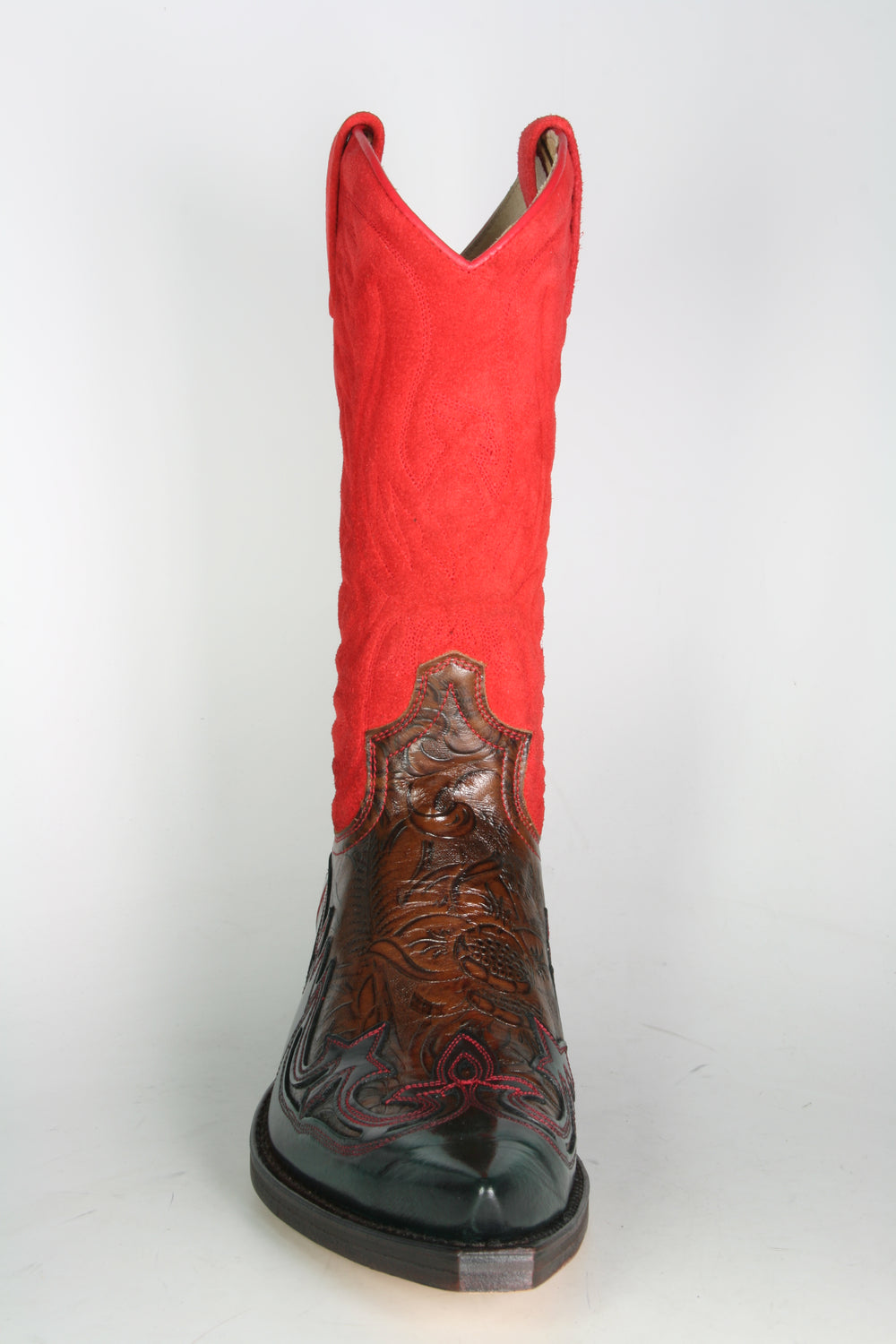 3241 Cowboystiefel Sendra Flora Verde Botella Quersia