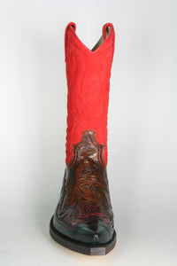 3241 Cowboystiefel Sendra Flora Verde Botella Quersia