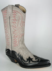 3241 Sendra Cowboy Boots Negro Blondy Inca