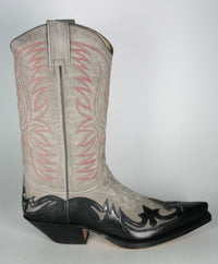 3241 Sendra Cowboy Boots Negro Blondy Inca