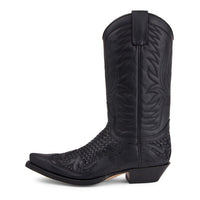 3241 Sendra Cowboy Boots Trenzado WEST black