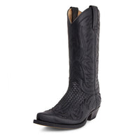 3241 Sendra Cowboy Boots Trenzado WEST black