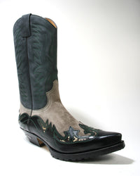 3242 Sendra Boots IBIZA Ciclon Negro Serr. Taupe Gummisohle